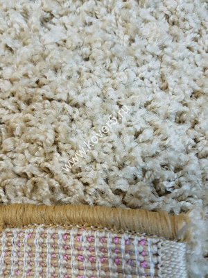 Ковер Ковер SHAGGI ULTRA MERINOS 1,2*1,8 s600 BEIGE / Прямоугольник / 1.20 x 1.80 / Ворс, мм 45 /  /  / Россия