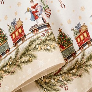 Премиальные полотенца «Щелкунчик» 40×60 см, 100% хлопок, твил, бежевые