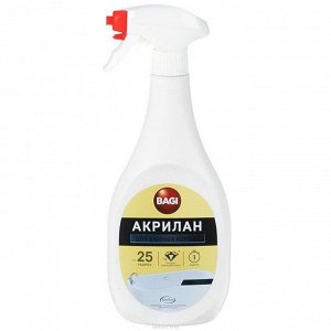 Чистящее средство для ванных комнат Bagi «Акрилан», спрей, 400 мл