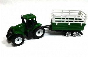 Игровой набор тракторов с прицепами Farm World, 3 шт (А155/А154)