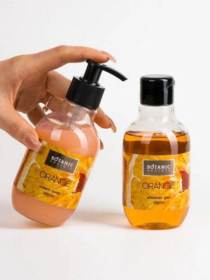 Botanic Secrets Набор "Апельсин" (Гель для душа 230 мл, Крем-мыло для рук 230 мл)