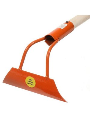 Тяпка 195х60 мм, с черенком, в ассортименте, самозаточная, d30 мм, пленка СП