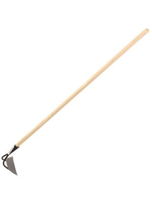 Тяпка 200х65 мм, с черенком, черная, Инструм-Агро, 011020-1