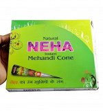 Хна в конусе Neha (12 конусов в одной упаковке), коричневый цвет