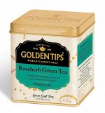 RoseHerb Green Tea Tin Can/ Травяной зеленый чай с розы, цельный лист в банке