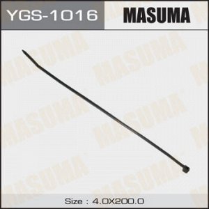 Хомут пластиковый MASUMA черный 4х200 (уп.100шт) YGS-1016