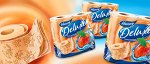 Туалетная бумага HANNY &quot;Deluxe Peach&quot;, 3слоя, 4 рулона, 19,4 метра