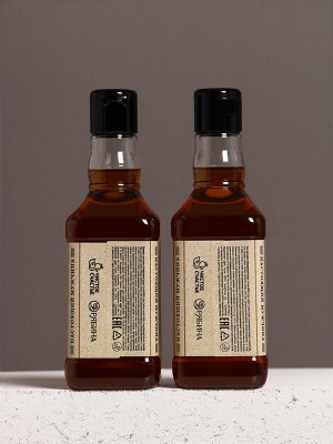 Подарочный набор «Крутой мужик», гель для душа, шампунь для волос и мочалка, 2x250