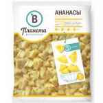 Ананасы кусочками, Планета Витаминов, 1000 г, (10)