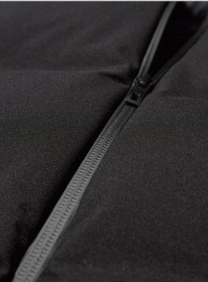 Мужская бесшовная куртка с капюшоном/пуховик, теплая повседневная куртка 470077 темно-синяя