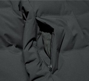 Мужская/унисекс бесшовная пуховая куртка с капюшоном/куртка-пуховик 478279 темно-синий