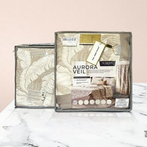 Комплект постельного белья Сатин Aurora Veil с Покрывалом AV001