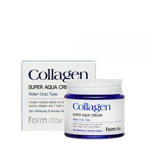 Farm Stay Collagen Super Aqua Cream Интенсивный увлажняющий крем, 80 мл