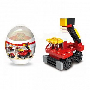 Конструктор в яйце «Пожарный робот», 6 видов МИКС