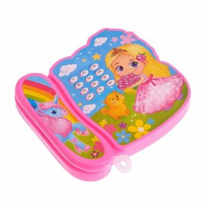 Музыкальный телефончик «Маленькой принцессе», звук, цвет розовый