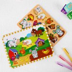 Игра на липучках «Животные», 0,4 ? 30 ? 22,5 см