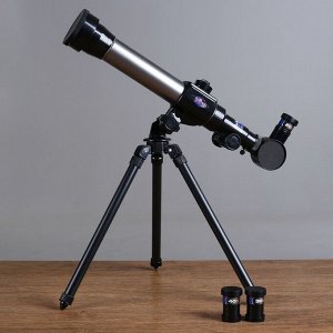 Набор обучающий &quot;Юный натуралист Ultra&quot;: телескоп настольный 20х/ 30х/ 40х, съемные линзы, микроскоп 100х/ 200х/ 450х, инструменты для исследований