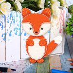 Игрушка из фетра, набор для создания &quot;Лисичка&quot;
