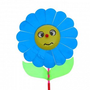 Ветерок «Цветок», цвет синий