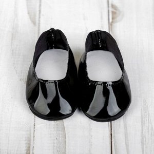 Туфли для куклы «Шик», длина стопы: 7 см, цвет чёрный