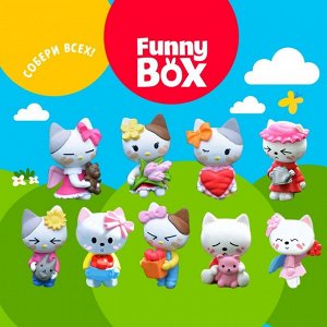 Набор для детей Funny Box «Котик» Набор: радуга, инструкция, наклейки, МИКС