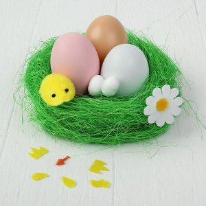 УЦЕНКА Набор для создания гнезда с декором для пасхальных яиц "Цыпленок Цыпа"