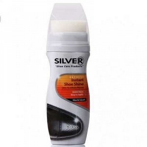 Крем-краска SILVER Premium жидкая д/обуви черн. 75мл