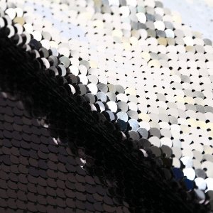 Ткань для пэчворка «Чёрная-серебряная», 33 x 33 см