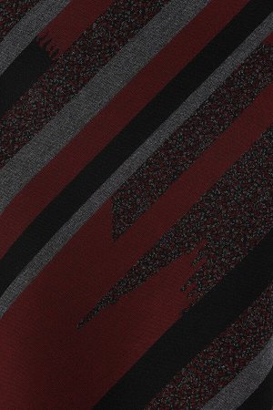#89768 Платье Черный/бордовый