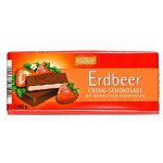 Шоколад BOHME Erdbeer темный с клубничной начинкой 100 г 1уп.х 20 шт