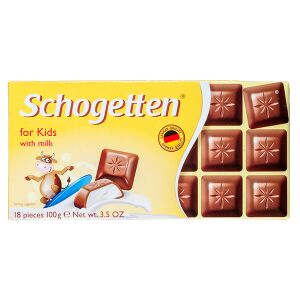 Шоколад SCHOGETTEN For Kids With Milk 100 г 1уп. х 15шт.