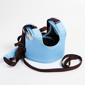 Вожжи для детской безопасности «Первые шаги», цвет голубой