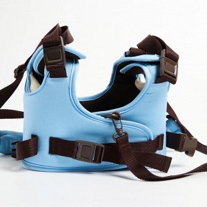 Вожжи для детской безопасности «Первые шаги», цвет голубой