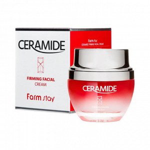FarmStay Ceramide Firming Facial Cream Крем для лица укрепляющий "Керамиды", 50мл (СТЕКЛО)
