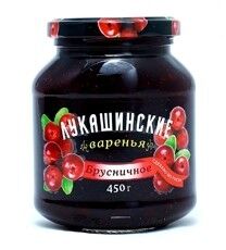 Варенье "Лукашинские" Брусничное, 450г