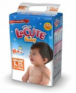 Детские подгузники LaCUTE Baby Diapers, L 9-14 кг, 54 штуки/упаковка (производство Япония)