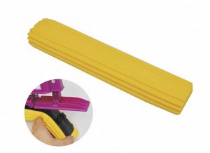 KINGFISHER®️Насадка сменная из ПВА для швабры СУПЕРМЭДЖИК (МР3187) , с механизмом отжима BUTTERFLY, 1 шт.