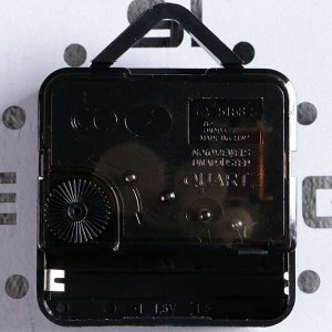 Часы-наклейка DIY "Бабочки" d=15 см. плавный ход. тип батарейки 1 АА (+механизм)
