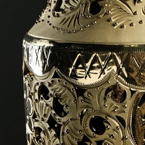 Ваза керамическая "Вентария", напольная, сквозная резка, золото, 105 см, микс