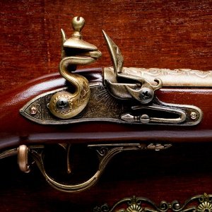 Сувенирное оружие на планшете «Ружьё и мушкет», с эмблемой Конь, 100х40 см