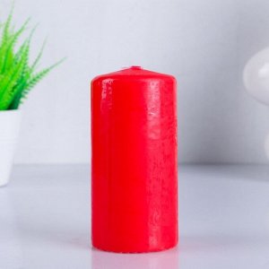 Свеча классическая 6х12,5 см, красная