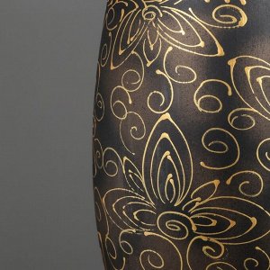Ваза напольная "Грация" золотистый цвет, акрил, 69 см, керамика
