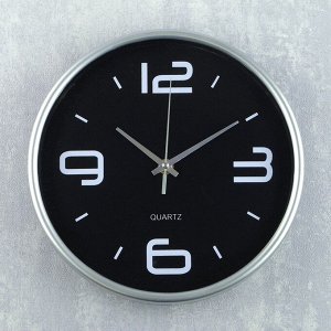 Часы настенные, серия: Классика, "Сильва", дискретный ход, d=25 см