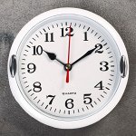 Часы настенные, серия: Классика, &quot;Джессика&quot;, белые, d=15 см
