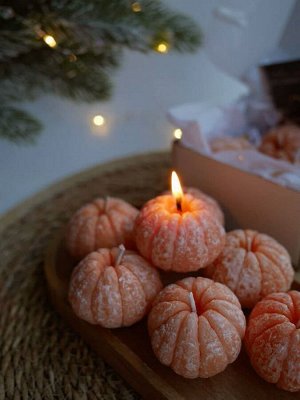 Свеча "Мандарин" ароматизированная, 1 шт.