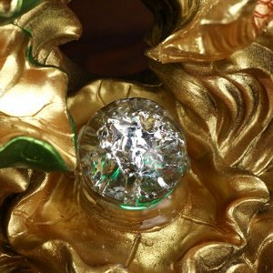Фонтан настольный от сети, подсветка "Золотые карпы" 31х29,5х20 см