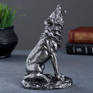 Фигура "Волк" металлик 12,5х8х20см