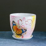 Кашпо &quot;Винтаж&quot; бабочки 1,5 л