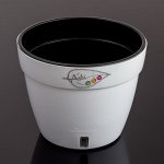 Горшок с автополивом «Асти», 2,5 л, цвет белый