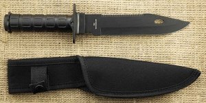 Туристический нож выживальщика с комплектом НАЗ Ножемир Комбат H-234BL